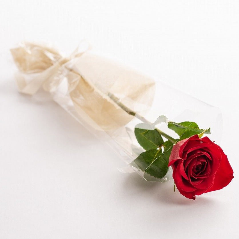(BQ08) Floral Bouquet A Rose With Wrapping